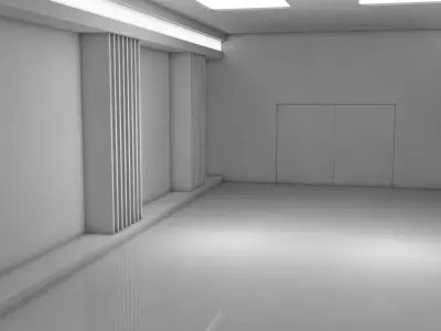 Sci Fi Corridor 3D model