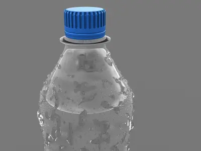 Bottle water 3D model