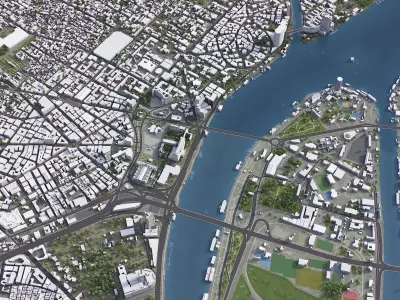 Cairo Low-poly 3D model