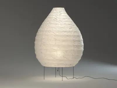 Akari 23N Lamp by Isamu Noguchi 3D model