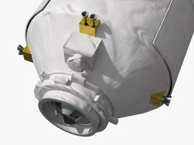  Tianzhou Cargo Spacecraft with Dual Solar Panels 