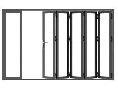  Aluminium Door 07 3D model