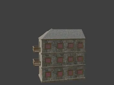 House Model 23 Low-poly 3D model
