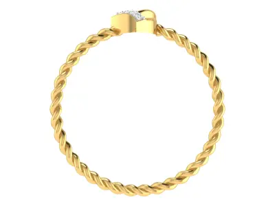 Women Ring Render 3dm STL OBJ FBX  3D print model get
