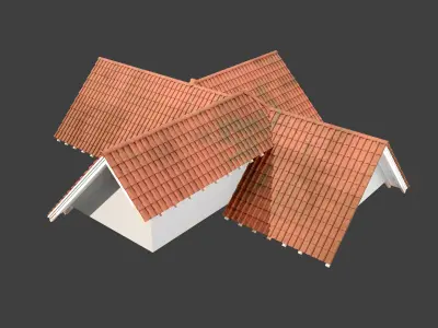Realistic Roof Collections 24 3D model