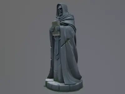 lich statue 3D model