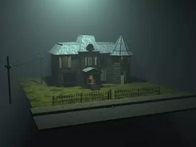 Abandoned house  3D model