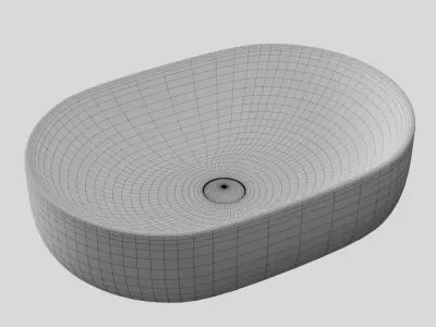 Sink BelBagno BB1084-H301 3D model