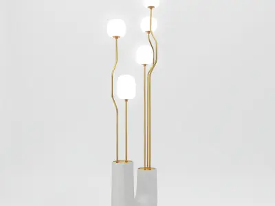 Floor Lamp 3D model 8