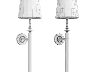 Capri 1 Light Wall Sconce Low-poly 3D model