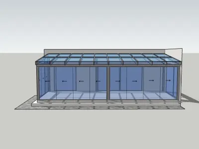 Ladge winter garden 3D model