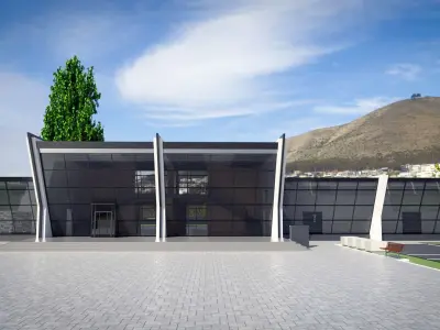 Conference centre 3D model