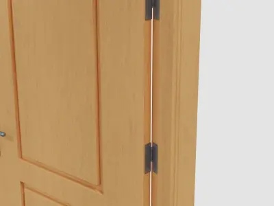 Door E3 Low-poly 3D model