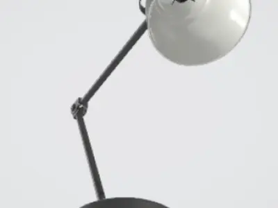 Realistic Office Desk Lamp 3D Asset for Interiors 3D model