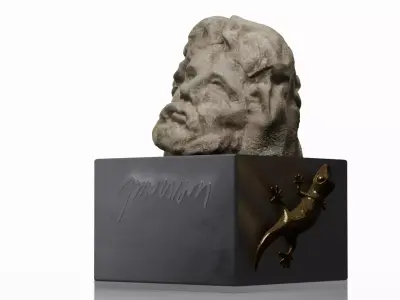 Jim Morrison - The Lizard King 3D print model