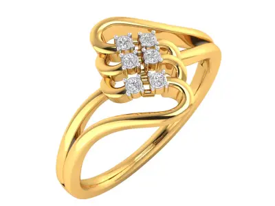 Women Ring Render 3dm STL MTL SLC JCD OBJ FBX Details  3D print model
