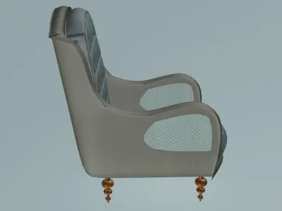 Armchair number three 3D model
