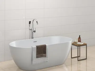 bath Ravak Freedom 3D model