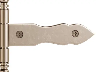 Door Strap Hinge 3D model