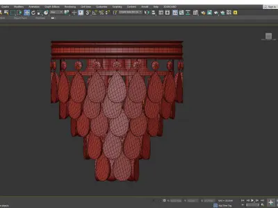 CLASSIQUE TIERED CHANDELIER Low-poly 3D model