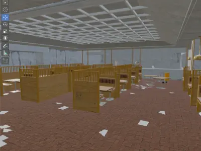 ABANDONED VINTAGE MCDONALDS MODEL 3D model