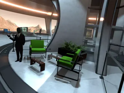 3D Showroom Level Kit Vol 24 Low-poly 3D model