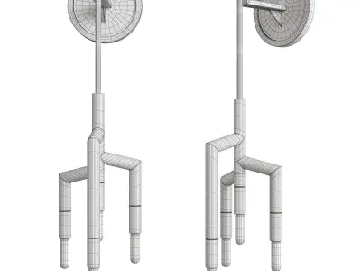 LOPO lamp Low-poly 3D model