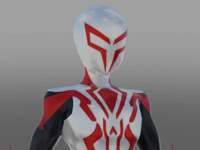 Spectacular Spider - Man 2099 Package Low-poly 3D model