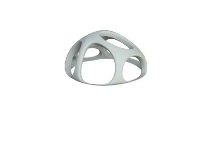 SciFi Cube Object No 48221 Low Poly Shape Low-poly 3D model