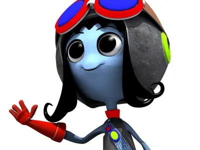 Cartoon Character Set 03 - Cuties 3D model