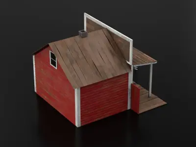 West Wild Home 13 Low-poly 3D model