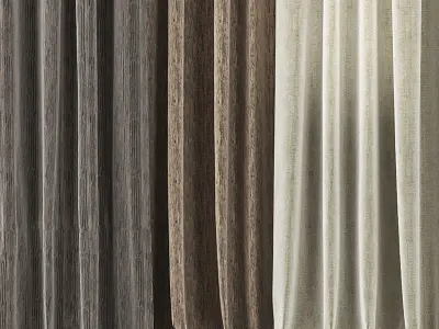 Curtain Set 27C 3D model