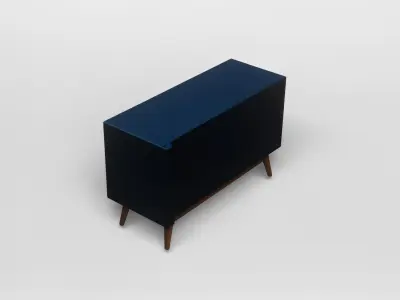 Modern Mid-Century Sideboard Cabinet 3D model