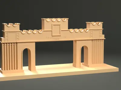 Harar Gates Euthopia 3D print model