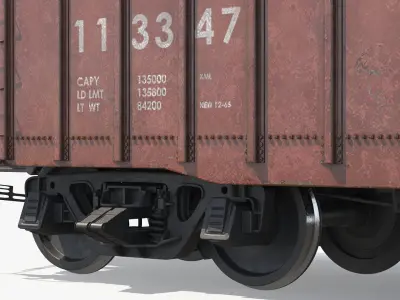  Sliding Door Ribbed Boxcar Used 