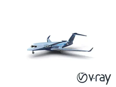 GrandAzure Executive Liner model pack Low-poly 3D model