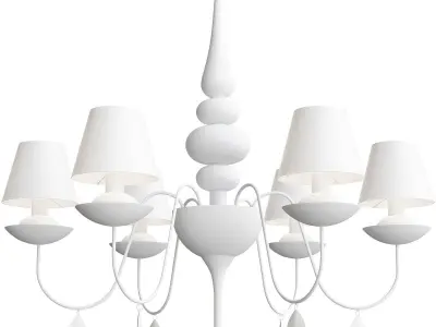 Blanche SP6 Nero - Bianco 3D model