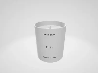 Lake  Skye Scented Soy Candle Low-poly 3D model