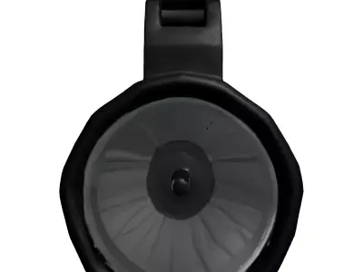 Tactical Flashlight Weapon Light Low-poly 3D model