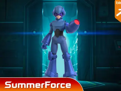 Mega Man - Secret Level 3D model