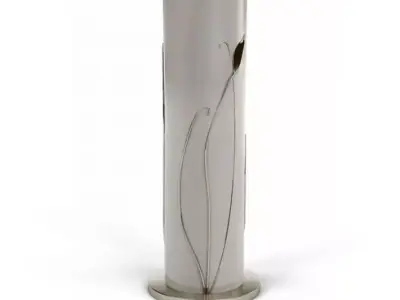 White Lamp Stand 3D model