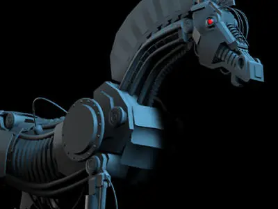 Trojan horse 3D model