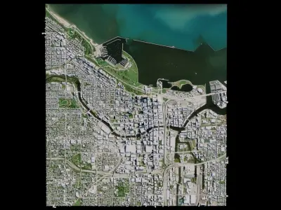 Milwaukee - USA 3D model