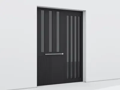 Aluminium door 269 3D model