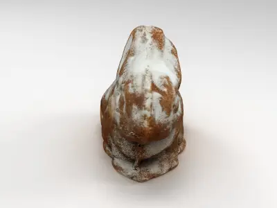 Bunny Easter Cake 3D model