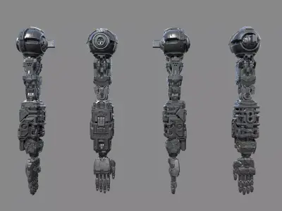 JAT Mech Arm - With texture 3D model