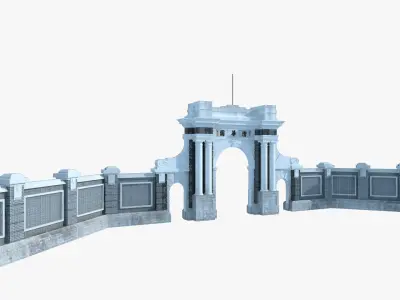 Architecture of Tsinghua University 3D model