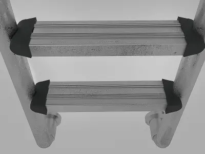 Swimming pool ladder 3D model