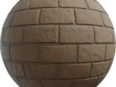 Hand Chiseled Sandstone Brick  Texture