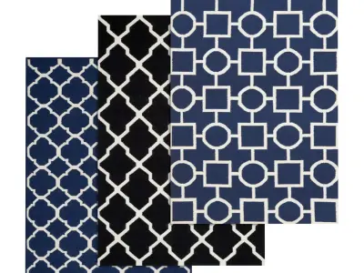 Rug Set 98 3D model